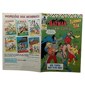 BATMAN EM CORES Nº 05 - ED EBAL - ANO 1970