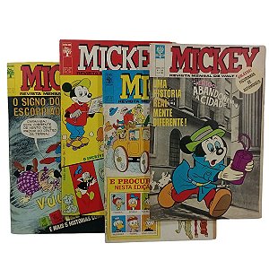 MICKEY nºs 168,218,219,220 - anos 60 - ED ABRIL