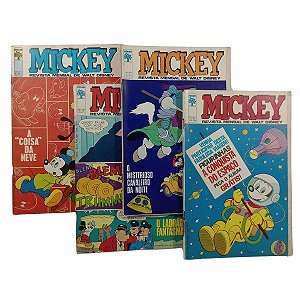 MICKEY nºs 196, 197, 199 e 200 - anos 60 - ED ABRIL