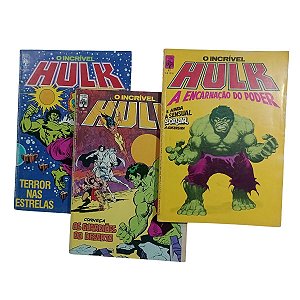 O INCRÍVEL HULK - Edições de nº  17, 18 e 23 ( Formatinho ) Editora Abril