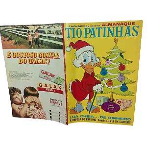 ALMANAQUE TIO PATINHAS Nº 53 - ANO 1969 - com figurinhas - ED ABRIL