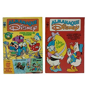 ALMANAQUE DISNEY NºS 162 E 178 - ANOS 80 - ED ABRIL