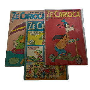 ZÉ CARIOCA - Lotinho com os nºs 901, 911 e 941 anos 60 - Ed Abril