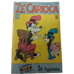 ZÉ CARIOCA nº 685 - anos 1964 - Ed Abril - com figurinha