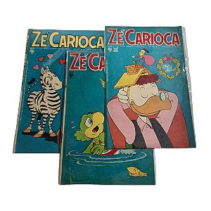 ZÉ CARIOCA - Lotinho com os nºs 1101, 1045 e 1169  anos 70 - Ed Abril