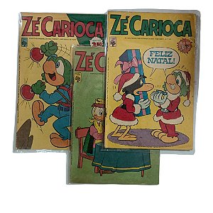 ZÉ CARIOCA - Lotinho com os nºs 1361, 1397 e 1371  anos 70 - Ed Abril