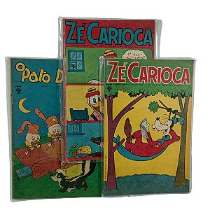 ZÉ CARIOCA - Lotinho com os nºs 1014, 1053 e 1057  anos 70 - Ed Abril