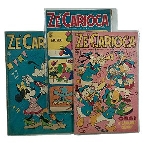 ZÉ CARIOCA - Lotinho com os nºs 1111, 1107 1181  anos 70 - Ed Abril