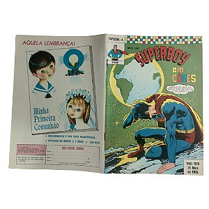 SUPERBOY EM CORES  nº 04 - Ed Ebal ano 1970 - EBAL