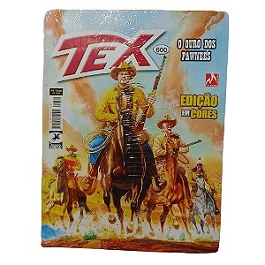 TEX  Nº 600 ( em cores ) com brinde - O OURO DOS PAWNEES - MYTHOS EDITORA