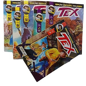 TEX WILLER EDIÇÕES ESPECIAIS COLORIDAS Nºs 07 A 12 - MYTHOS EDITORA