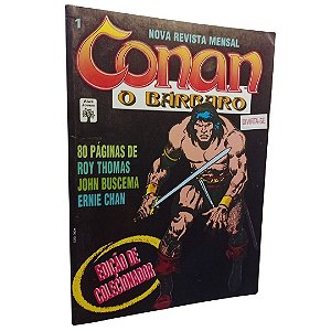 CONAN O BARBARO Nº 01 - ANO 1992 - ED ABRIL