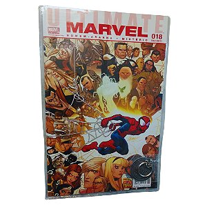 Gibis com brinde chaveiro - ULTIMATE MARVEL n° 18 - Ed Panini