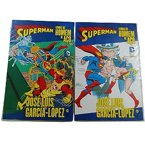SUPERMAN - LENDAS DO HOMEN DE AÇO - VOLUMES 01 E 02 - ED PANINI