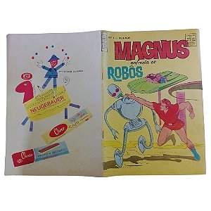 MAGNUS ( O GURY ) ENFRENTA OS ROBÔS nº 01 - 1ª série - O CRUZEIRO  ano 1968