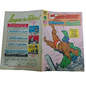 SUPER- X Nº31 - Ed Ebal  ano 1968 - NAMOR & HULK