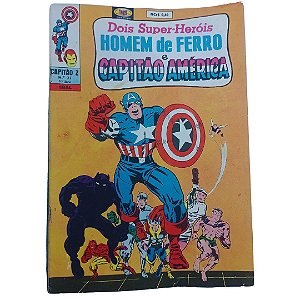 CAPITÃO Z Nº 21 - Ed Ebal  ano 1969 - HOMEN DE FERRO E CAPITÃO AMÉRICA