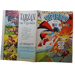 SUPERBOY EM CORES  nº 007 - ED EBAL ano 1971