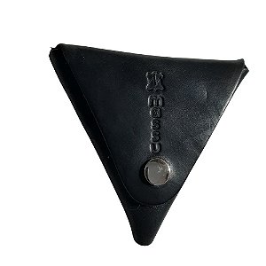 P. Niquel Fv ( Triangulo ) Cor Preto fosco  - Couro Legítimo