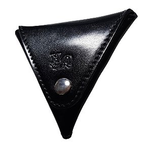 P. Niquel Fv ( Triangulo ) Cor Preto liso - Couro Legítimo