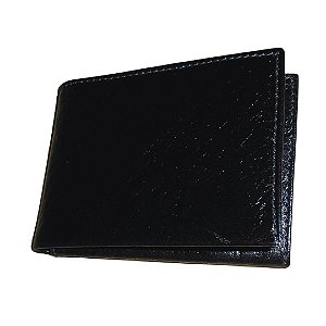 Mini Carteira Porta Cnh - Cor Preta Unisex Couro Legítimo