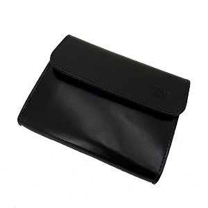 Capa Com 2 Jogos De Baralhos (pvc) - Couro Legítimo - preto