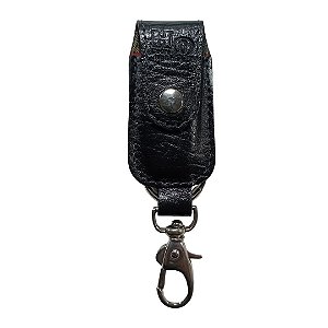 Chaveiro Porta Pen Drive Preto elefante