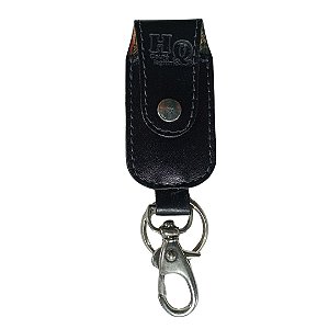 Chaveiro Porta Pen Drive Preto liso