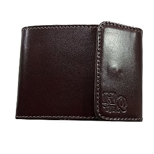 Porta Talão Cheques Em Couro Legítimo - Café
