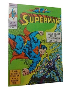 SUPERMAN Nº 01 - 5ª SÉRIE - ANO 1977 - ED EBAL