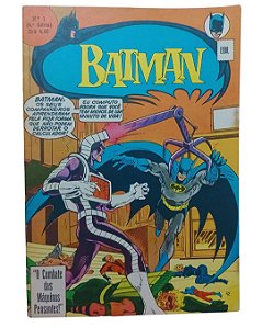 BATMAN Nº 01  - 4ª SÉRIE - ANO 1977 - ED EBAL