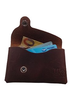 Carteira Couro Legítimo Sem Costura – Horizontal - Brohw