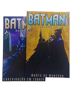 BATMAN MANGA 2  - Edições encadernadas em duas partes- Ed Mithos