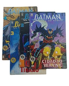 BATMAN NO TUNEL DO TEMPO - MINE SÉRIE COMPLETA 4 PARTES - ED ABRILNI