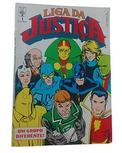 LIGA DA JUSTIÇA nº 01 - 1ª SÉRIE - ED ABRIL - Ano 1989