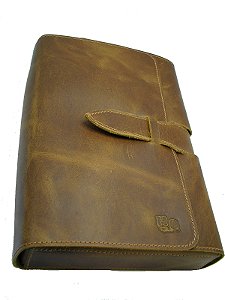 Capa Gibis Hqs Antigas Couro Legítimo / Ebal Rge Gep Gea X - COR MOSTARDA