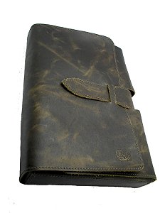 Capa Gibis Hqs Antigas Couro Legítimo / Ebal Rge Gep Gea X - COR OIL TAUPE