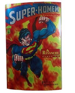 SUPER-HOMEN VERSUS APOCALYPSE - A REVANCHE - PARTE UM - CAPA METALIZADA