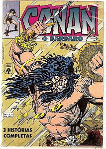 CONAN O BARBARO Nº 15 - Formatinho colorido - ED ABRIL