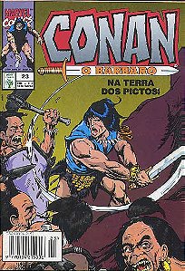 CONAN O BARBARO Nº 23 - Formatinho colorido - ED ABRIL