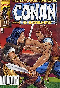 CONAN O BARBARO Nº 48 - Formatinho colorido - ED ABRIL