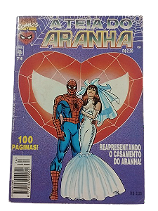 A TEIA DO ARANHA nº 74 - REAPRESENTANDO O CASAMENTO HOMEN ARANHA - Editora Abril