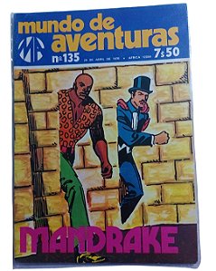 MUNDO DE AVENTURAS 135 - MANDRAKE - EDIÇÃO PORTUGUESA