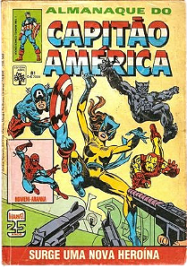 ALMANAQUE DO CAPITÃO AMERICA nº 81 - Editora Abril