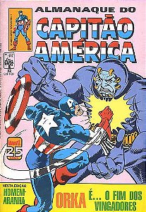 ALMANAQUE DO CAPITÃO AMERICA nº 82 - Editora Abril