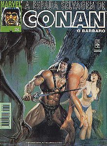 A ESPADA SELVAGEM DE CONAN nº 151 - ED ABRIL