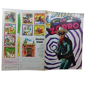ZORRO EM CÔRES - Nº 05 - Ebal ano 1971