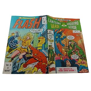 2 EM 1 - INVICTUS nº 17 / FLASH & LANTERNA E ARQUEIRO VERDE / - EBAL