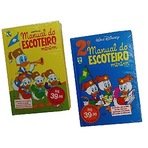 Manual do Escoteiro Mirim - edição 1 e 2 - Capa dura – Edição de colecionador