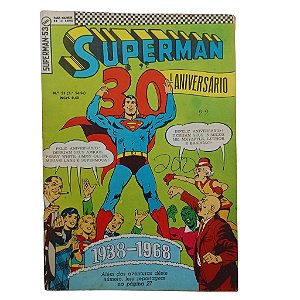 SUPERMAN nº 53- 3ª série - Editora Ebal - ano 1968